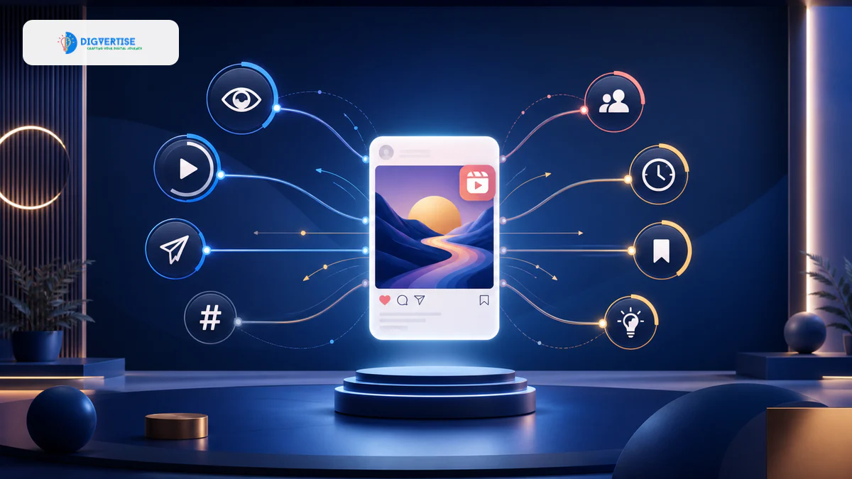 Instagram recommendation signals connecting content with interested audiences beyond hashtags