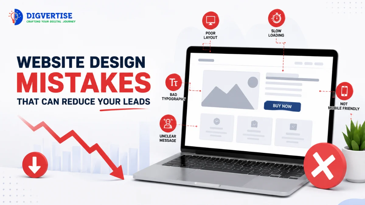 Website Design Mistakes That Can Reduce Your Leads