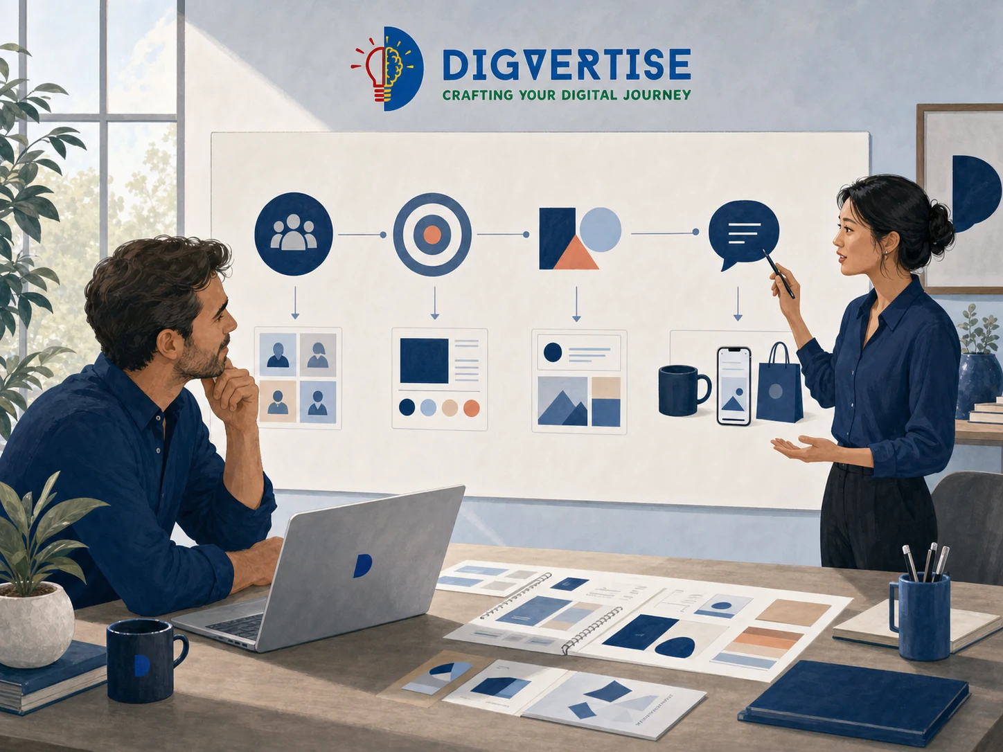 Brand positioning translated into connected campaign and creative decisions