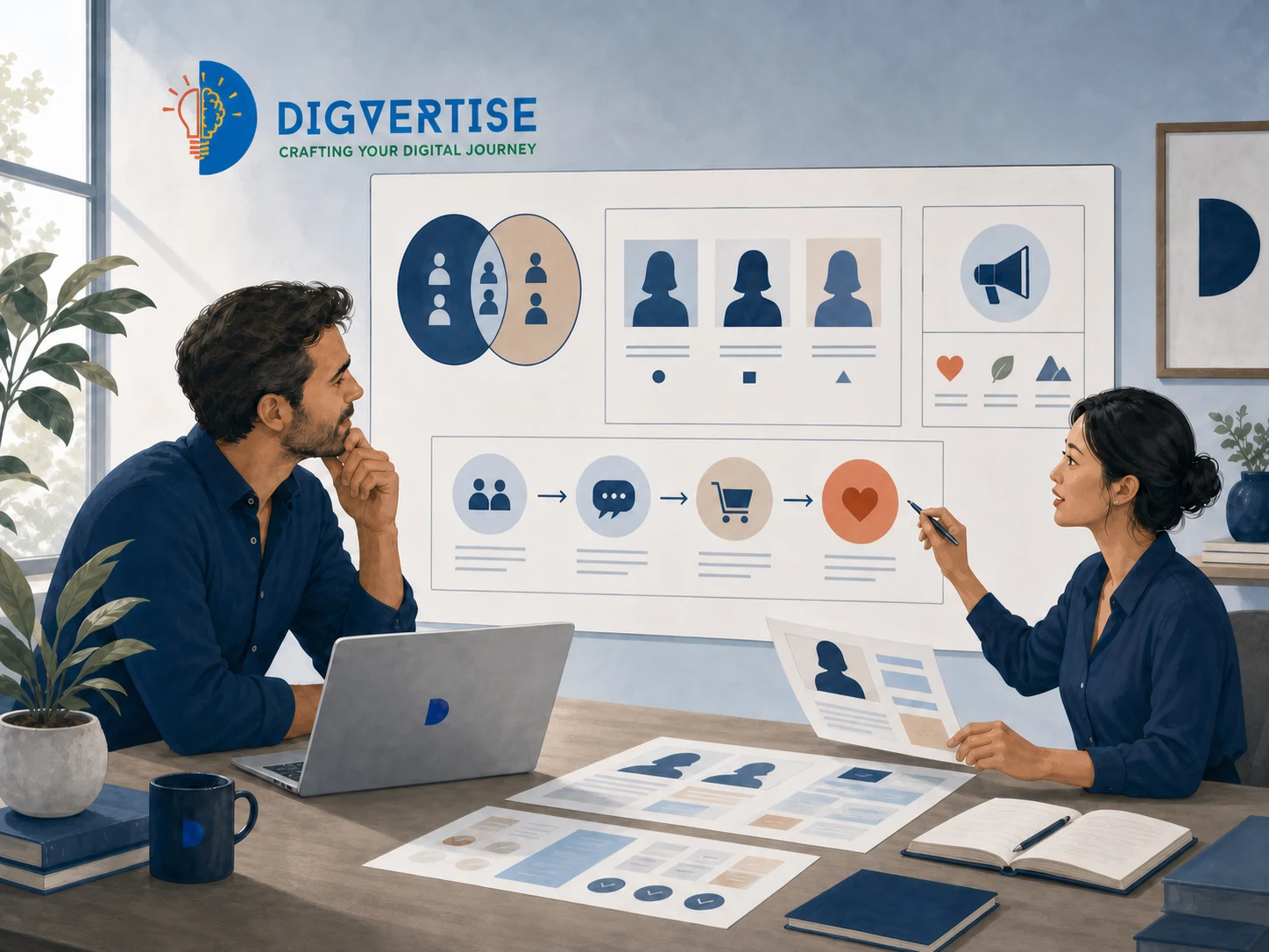 A Digvertise campaign consultation comparing creator fit, content briefs and measurable customer actions